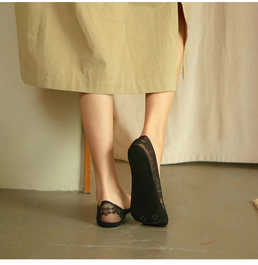 浅口瓢鞋船夏季新款韩国进口女袜透肉硅胶隐形船袜