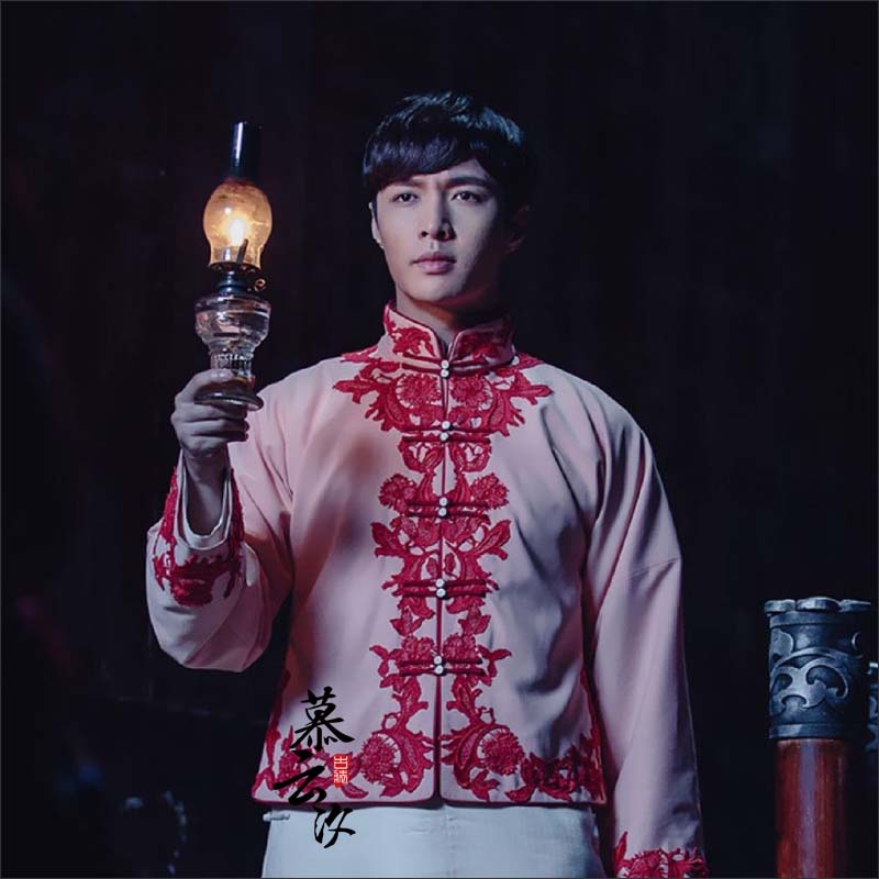 国风老九门同款民国古装张艺兴二月长衫马褂中国民族服装