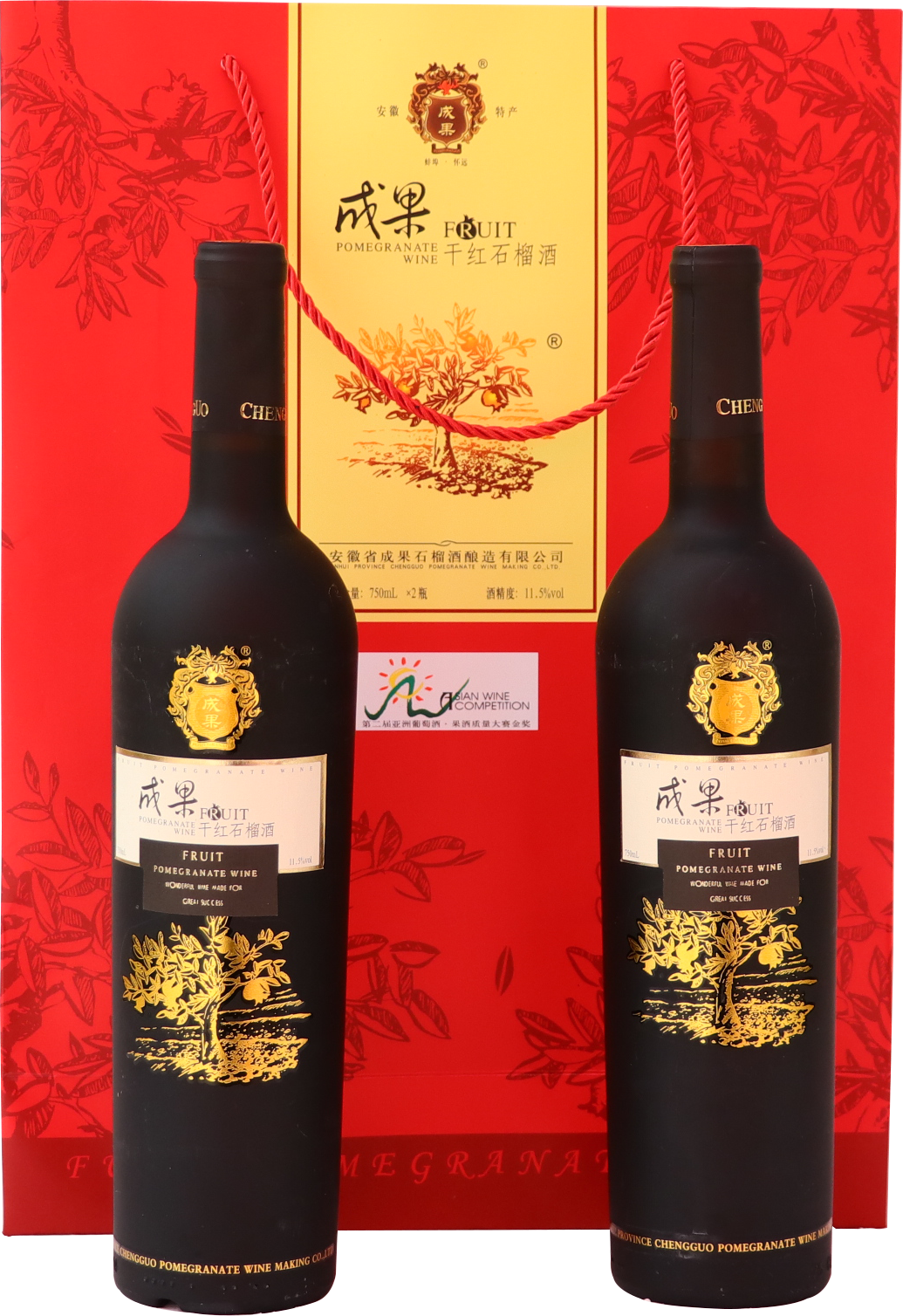 成果专卖店安徽怀远干红红石榴酒男女士低度果酒果酒