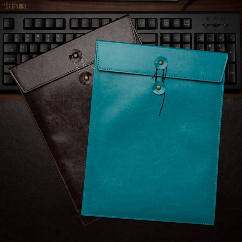 百顺a4皮革文件档案档案资料资料袋pu商务办公文具文件袋