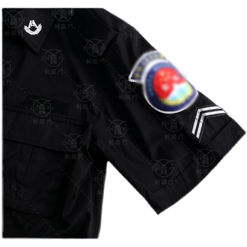 制服09款机场安检短袖衬衣衬衫职业学员工装衬衫