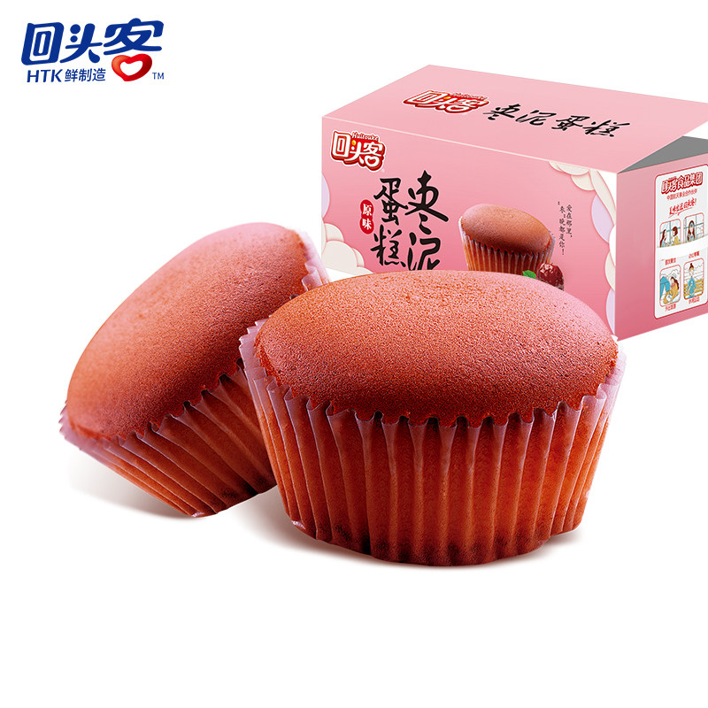 【回头客】枣泥蛋糕600g(热品库)