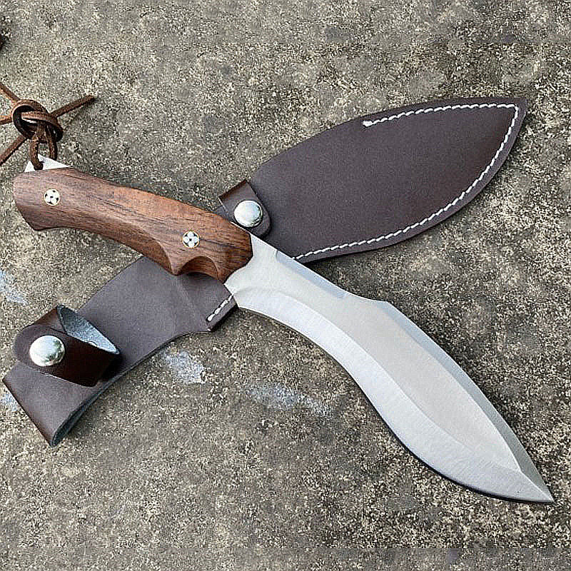 尼泊尔随身生存猎刀腿刀刀刃军刀小刀冷兵器高硬度其他户外刀具