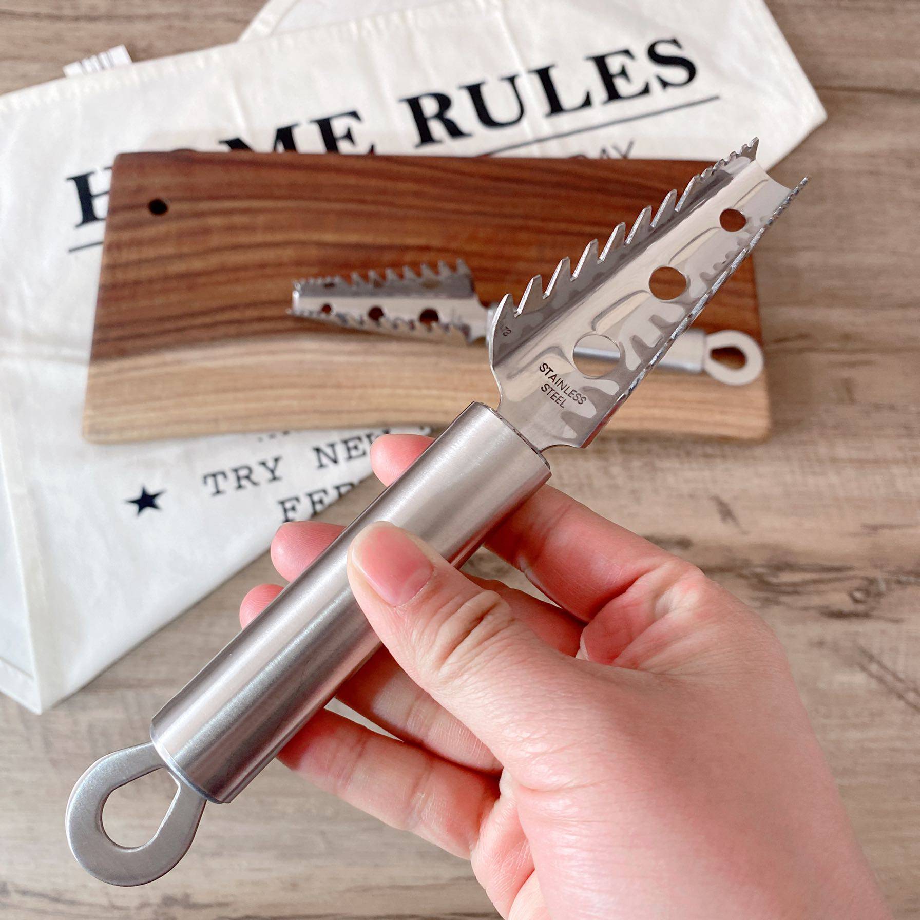 鱼鳞不锈钢刨刮鳞器家用杀鱼神器刷子杀鱼刀鱼鳞刨