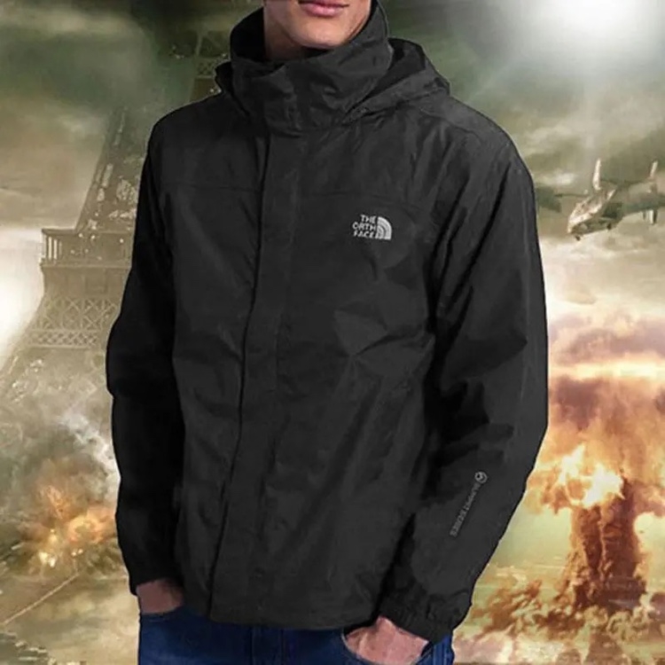 2021新款防风防水冲锋衣男士春秋外套保暖立领连帽户外登山服上衣