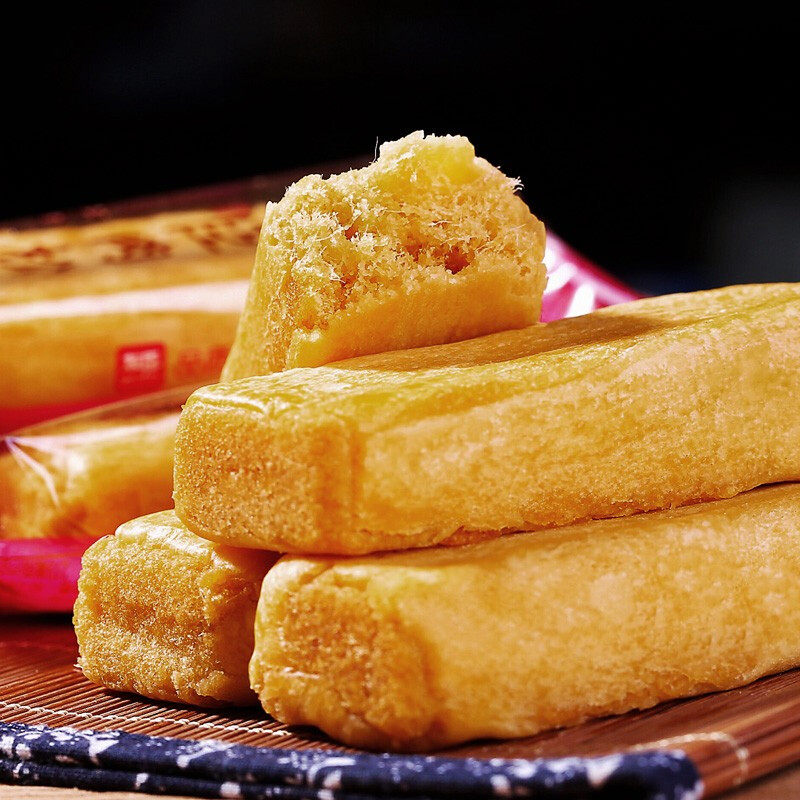 友臣肉松棒1kg 整箱营养早餐传统糕点小吃整箱夜宵充饥休闲零食品