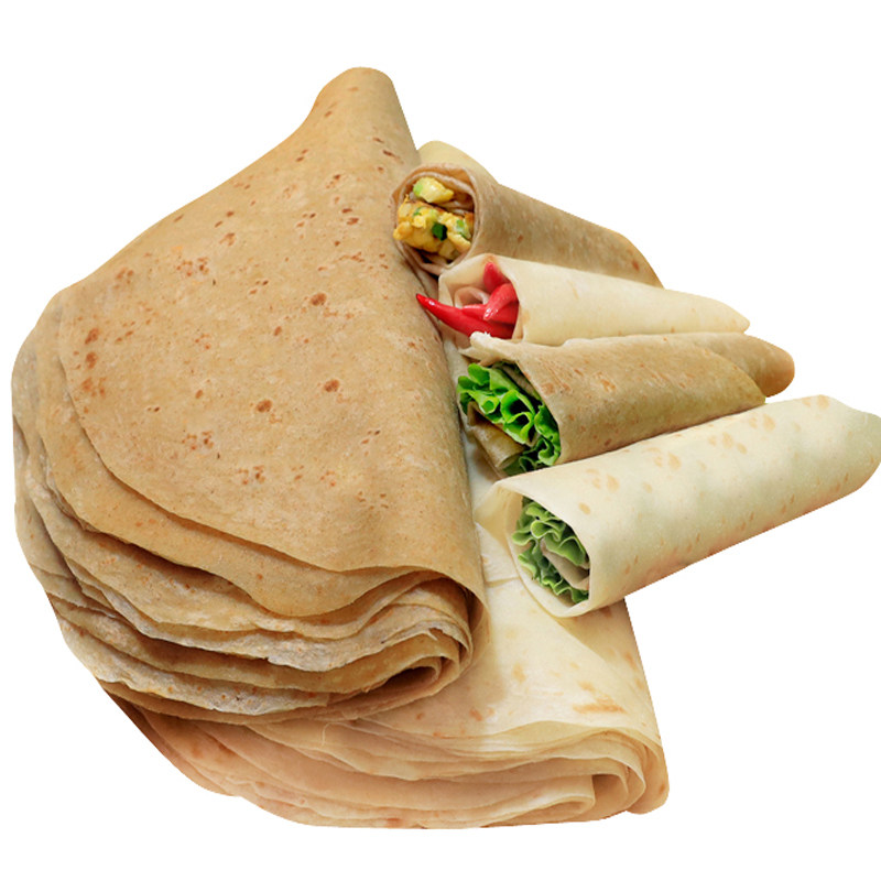 山东大饼手工卷饼鸡肉卷饼皮单饼低脂全麦面饼薄饼皮早餐速食卷饼—包