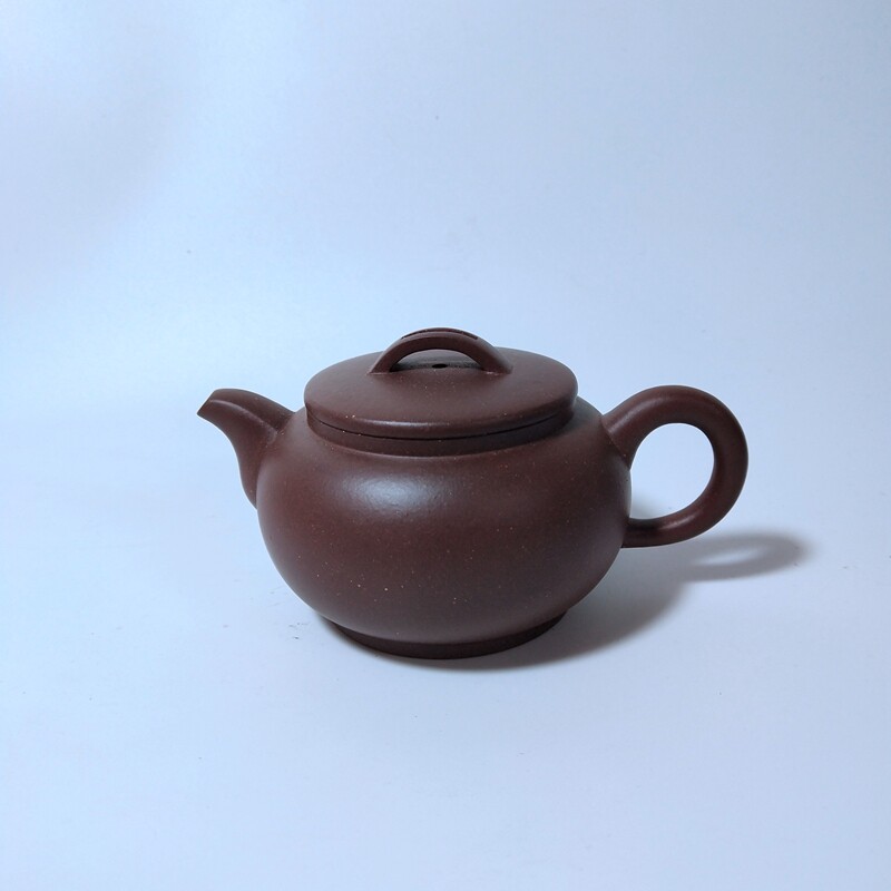 宜兴宜兴紫砂紫砂壶名家范利军手工制180cc汉瓦壶原矿紫泥茶壶