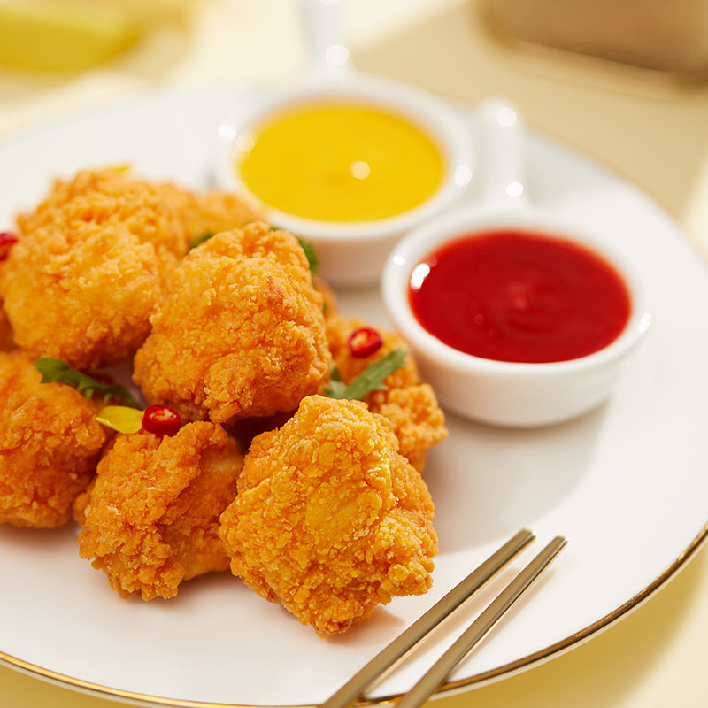 小吃炸鸡凤祥食品脆皮鸡块半成品快手菜油油炸生鸡肉