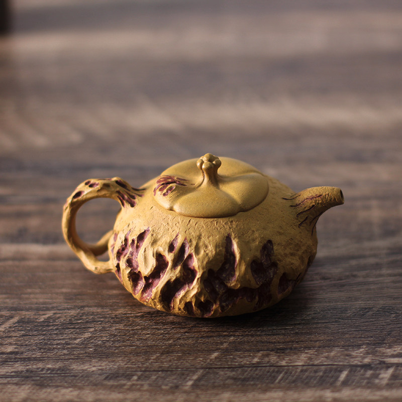 全手工段泥树瘿供春壶瓜钮壶定制预定宜兴宜兴紫砂茶壶