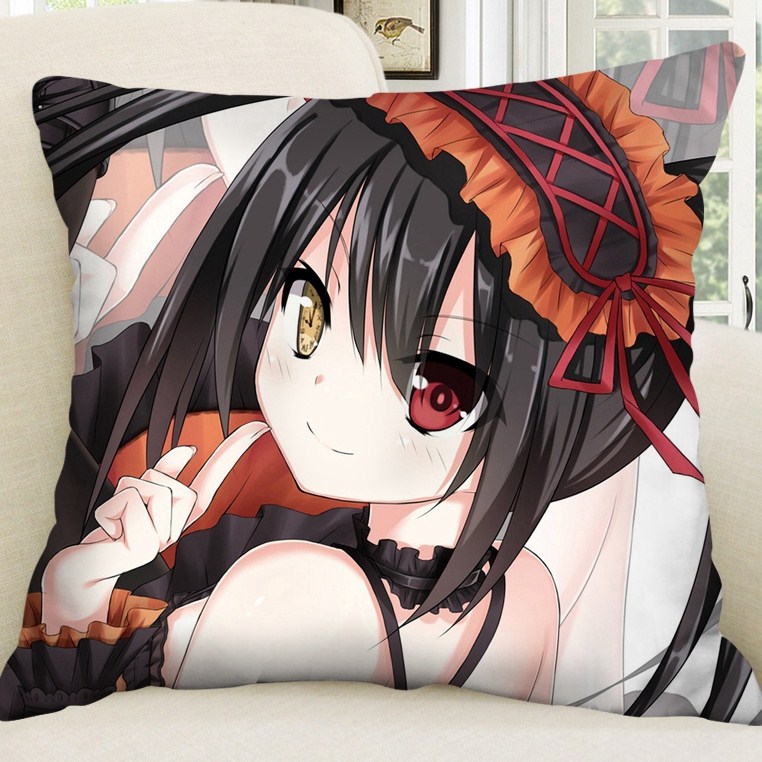 动漫约会大作战 时崎狂三抱枕被子两用 生日节日礼物定制定做周边