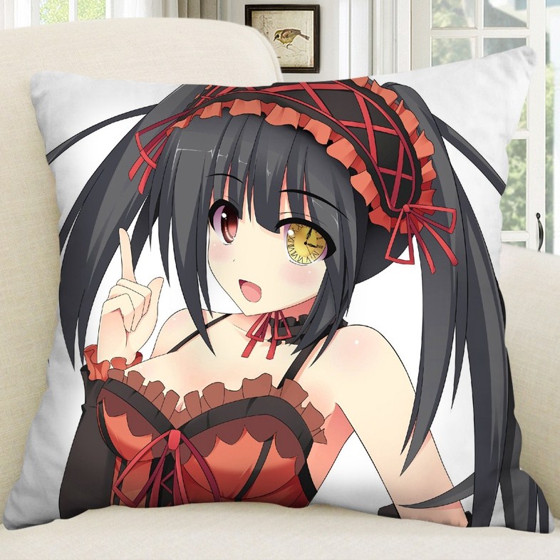动漫约会大作战 时崎狂三抱枕被子两用 生日节日礼物定制定做周边