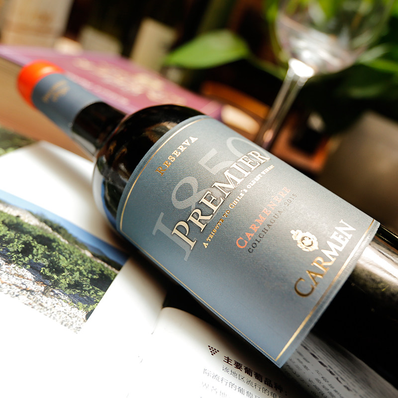 智利红酒原瓶进口carmen卡乐门红酒特选珍藏佳美娜干红葡萄酒单支