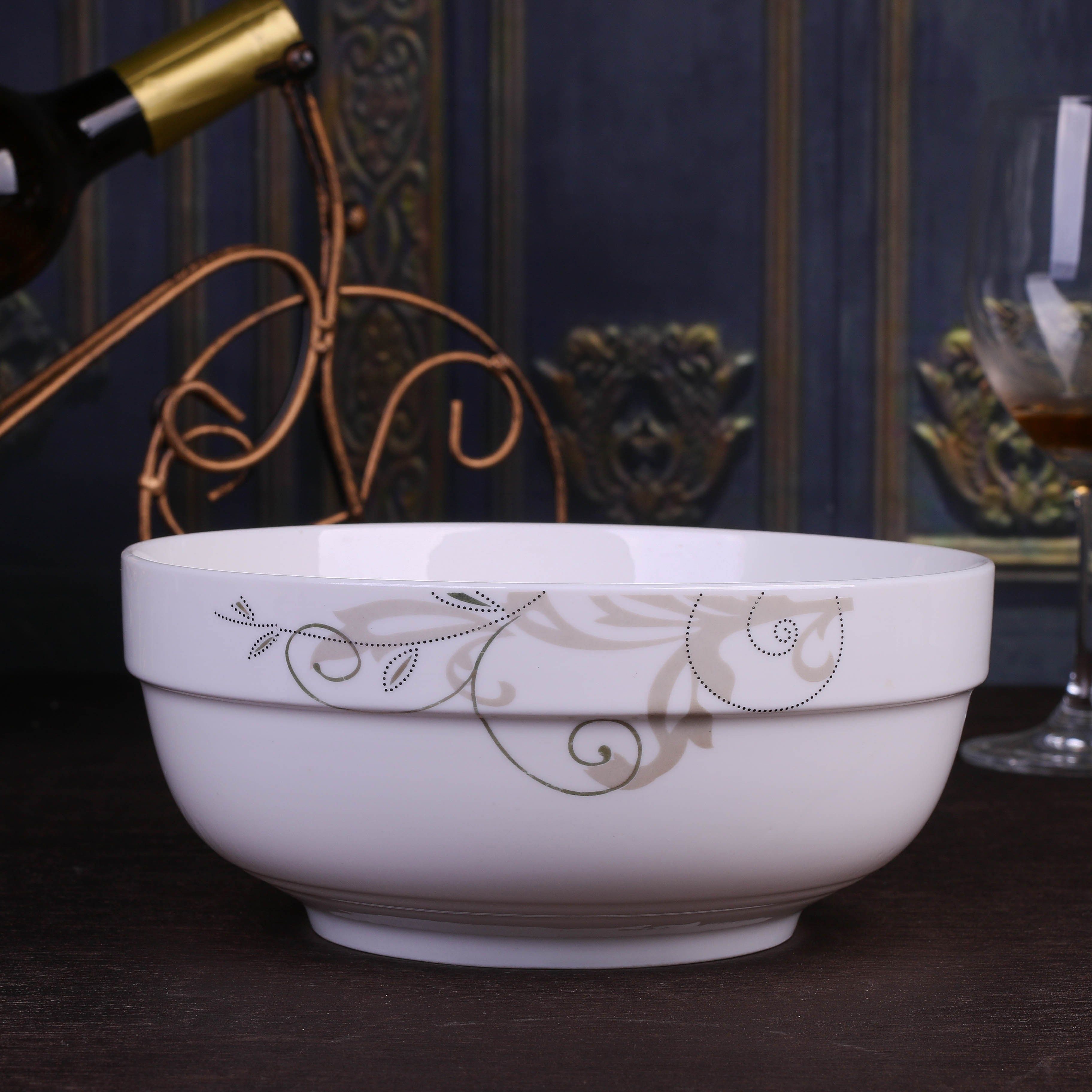 特价汤碗【2只装】套装碗家用汤碗大号碗陶瓷装汤面碗骨瓷碗汤钵