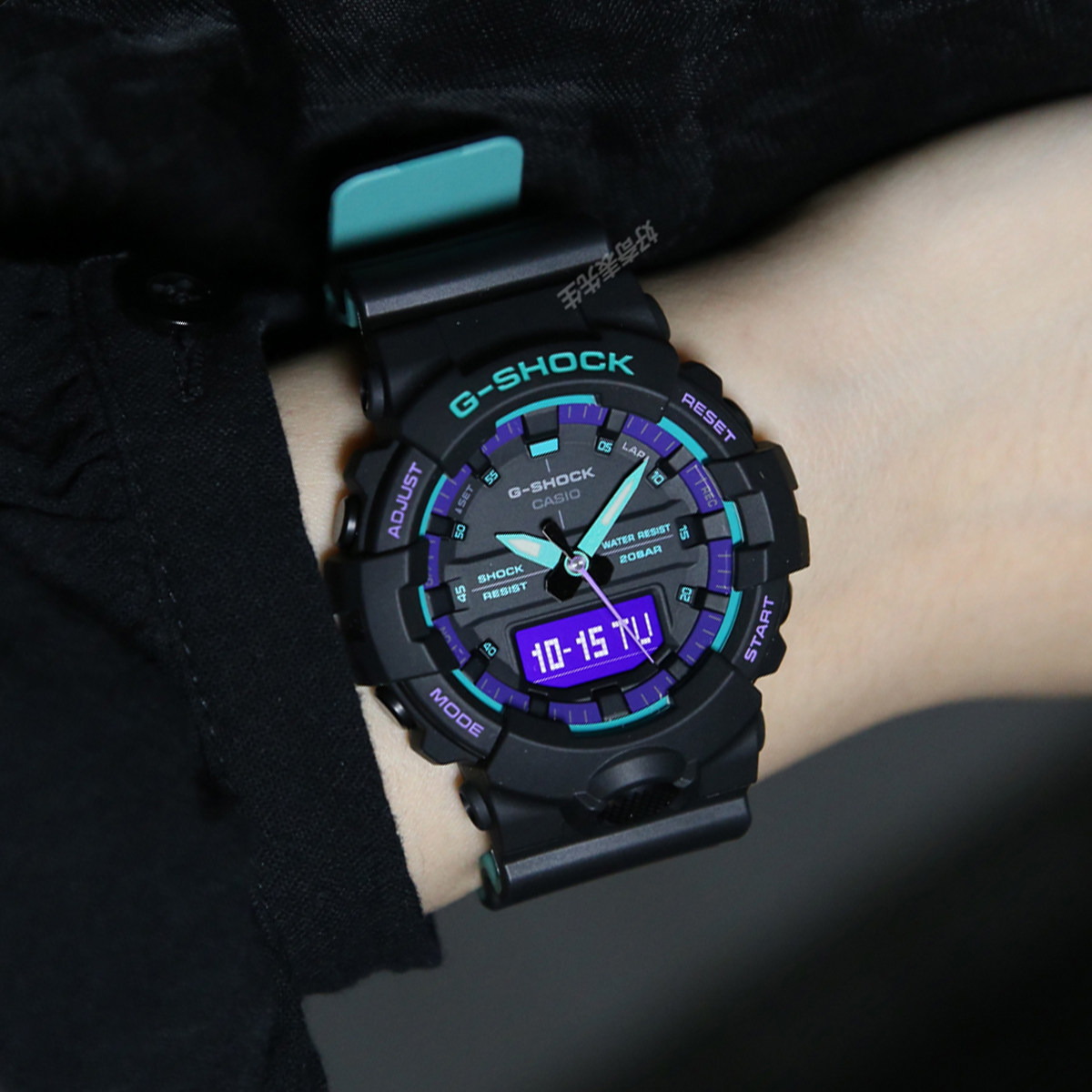 100 100bl b5600bl 800bl 卡西欧紫色紫屏手表男女gw gas - 爱购网