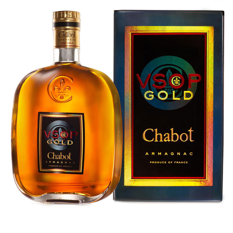 戛堡chabot金装vsop雅邑白兰地洋酒1000ml1瓶法国白兰地