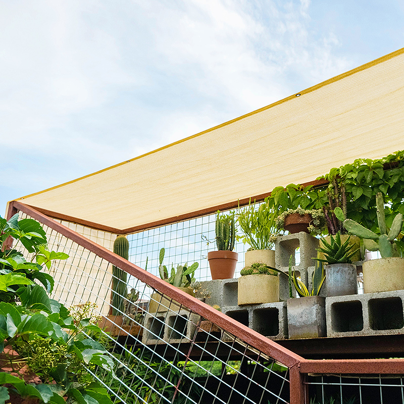 定制遮阳网加密庭院阳台防晒网家用楼顶隔热网花卉多肉植物遮阴网