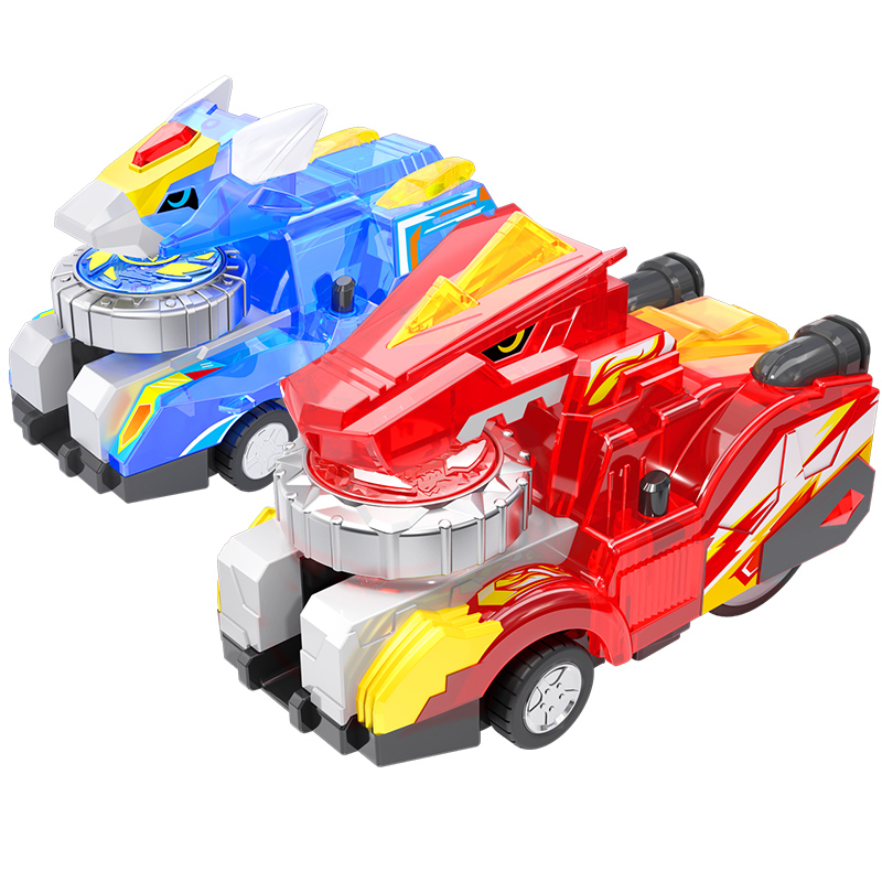 战车新款心奇爆龙新奇暴龙陀螺烈焰霸王龙恐龙儿童机器人