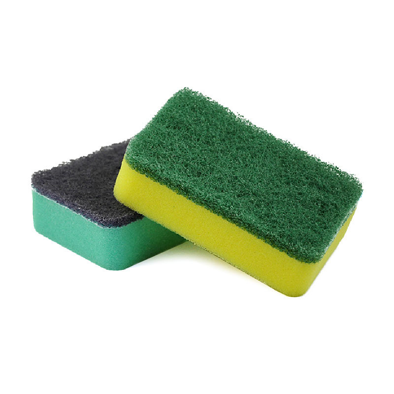 抹布10片2包5片装清洁妙洁海绵布抹布布擦碗洗碗百洁布