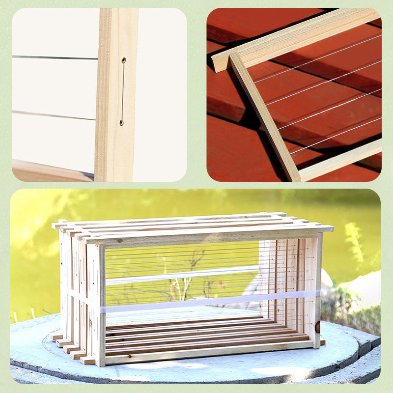 成品巢框杉木巢框中蜂标准巢框蜂箱巢础蜂具养蜂工具巢框包邮