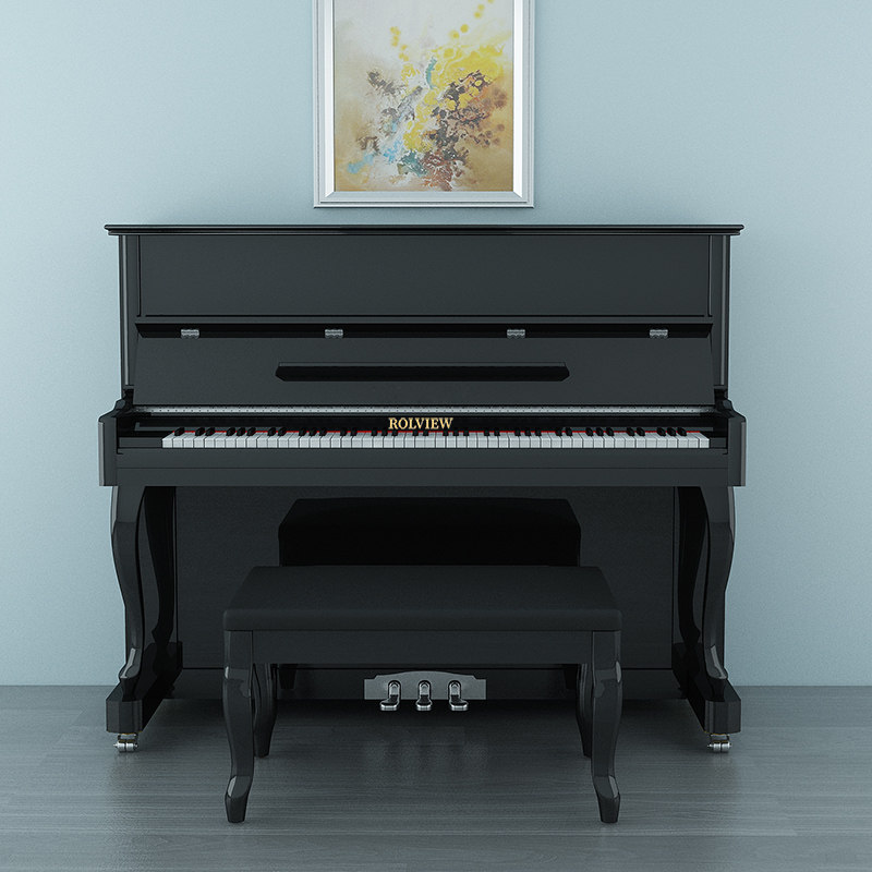 德国朗艺立式钢琴k123成人家用专业演奏考级钢琴