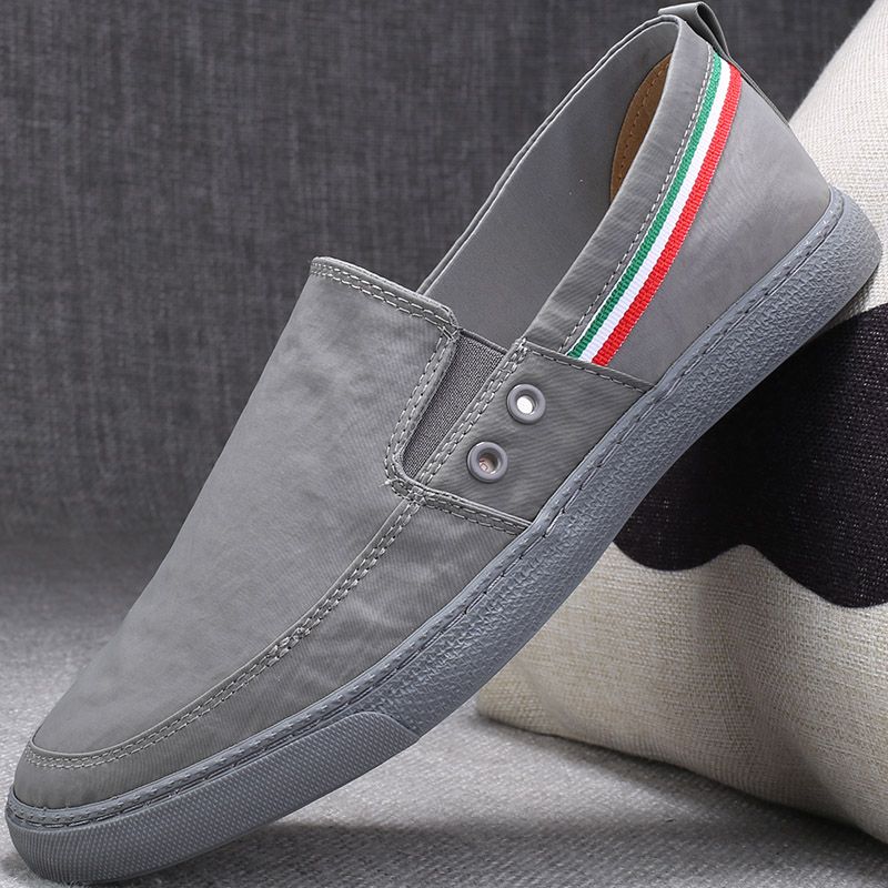 男鞋男士老北京布鞋2022新款一脚蹬懒人春夏季休闲开车透气潮鞋子