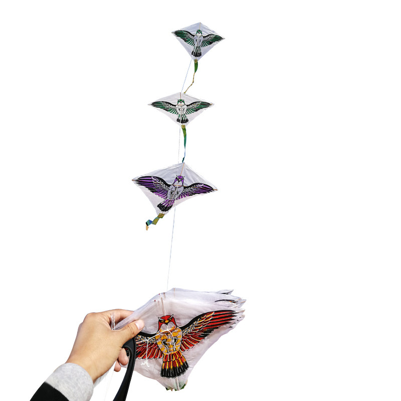 潍坊风筝酷翔十字串风筝10只串30只串卡通儿童风筝微风好飞送线