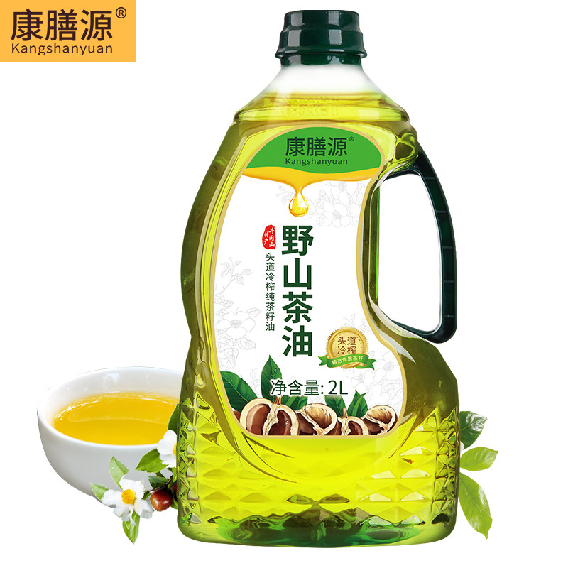 康膳源纯野山茶油2l 井冈山特产木子油农家茶籽油老茶油食用油