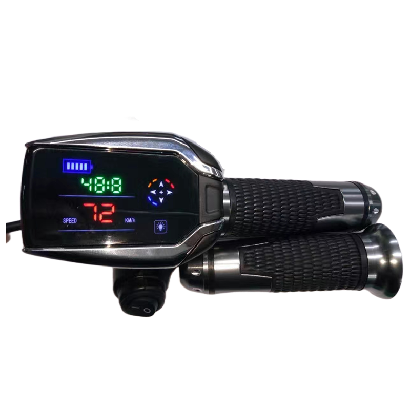 电动车液晶加速器油门把手速度里程电量显示哈雷更多电动车零