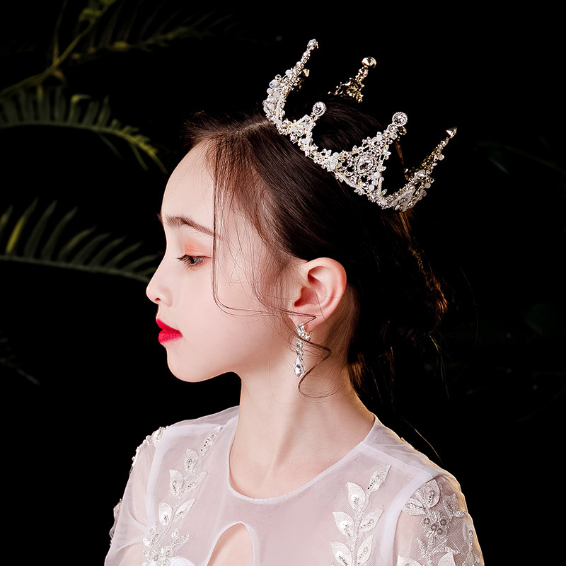 女童皇冠头饰公主女孩生日王冠演出出走摄影发饰
