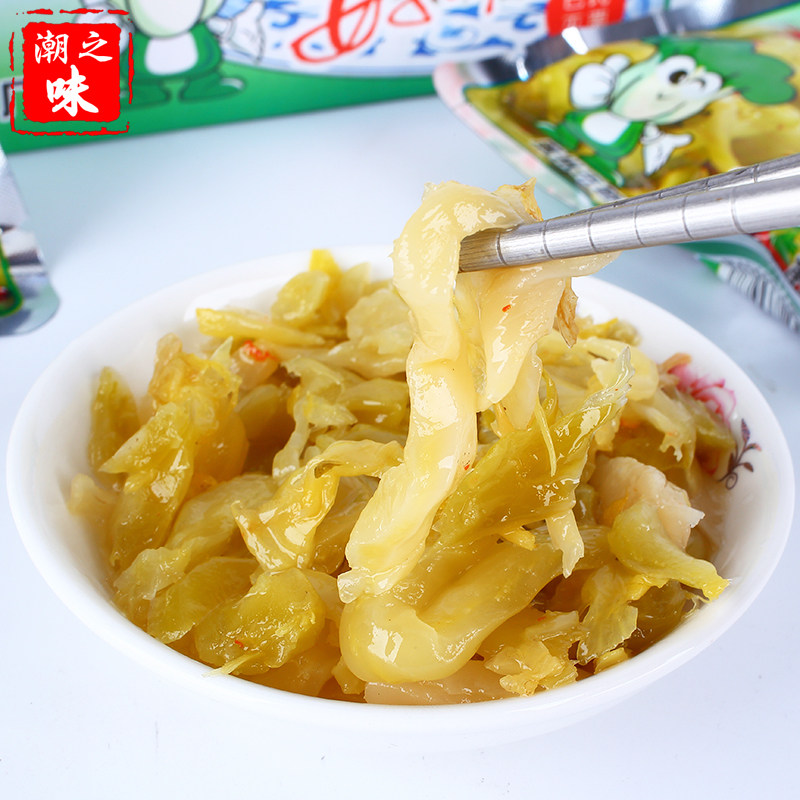广东潮汕特产 潮州小菜 明香园 潮州咸菜杂咸下饭配粥小菜80克/包