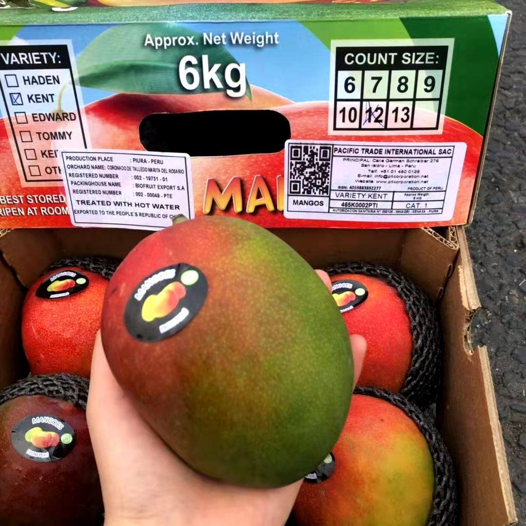 新鲜现货秘鲁进口太阳芒果水分充足澳洲送礼孕妇儿童水果约12斤装