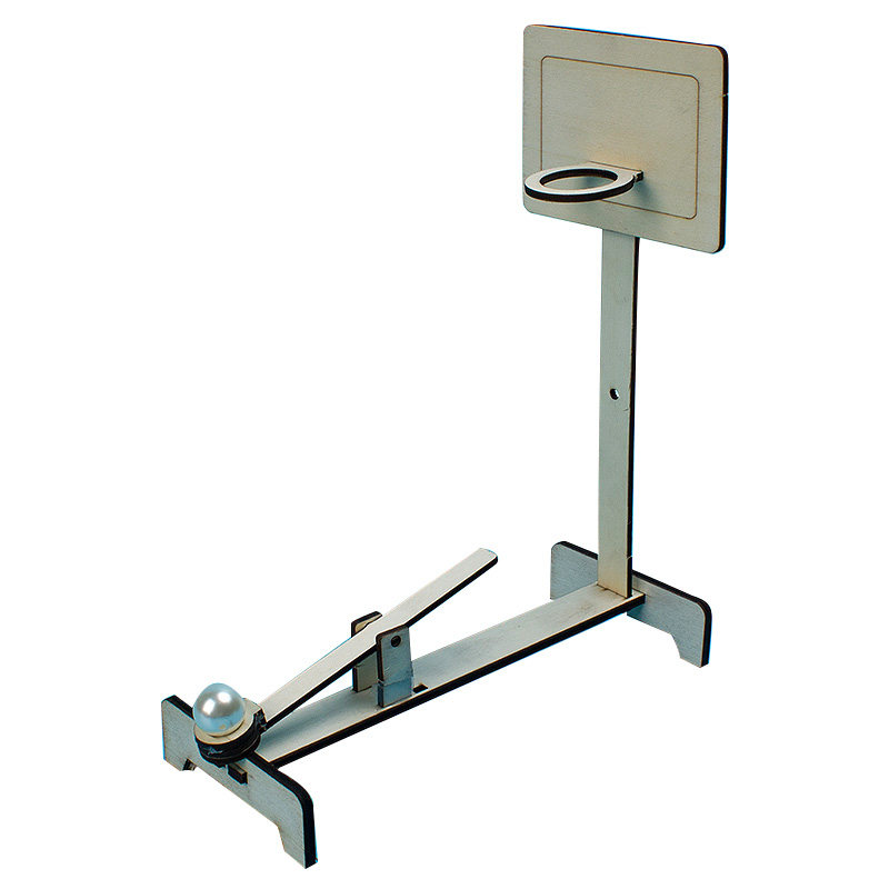 手工diy自制投篮器 科学实验木质益智玩具小学生儿童科技制作礼物