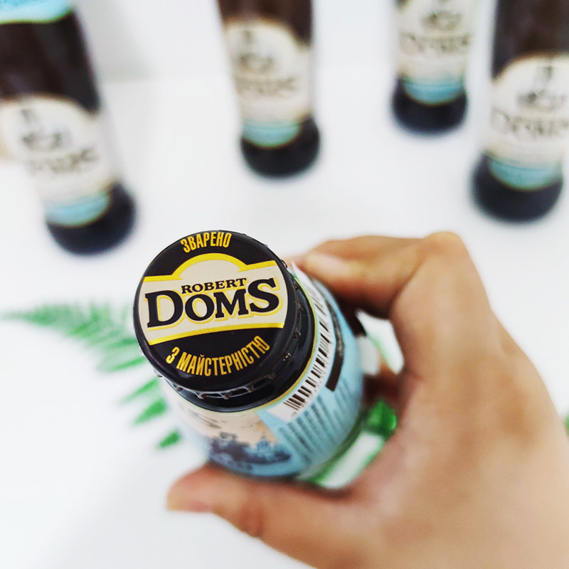 乌克兰进口啤酒多玛斯doms多姆小麦白啤精酿黑大麦啤酒