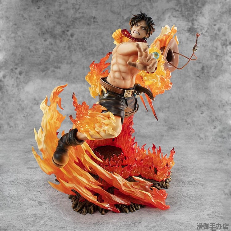 海贼王pop15周年特别版火拳艾斯portgasace盒装手办手办