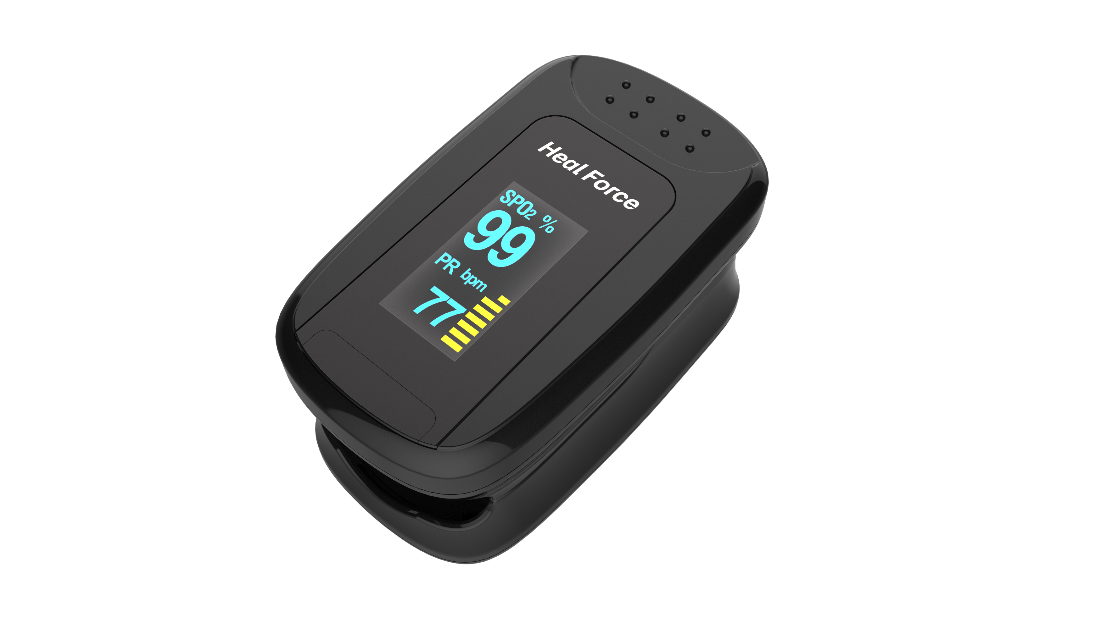 力康血氧仪脉氧仪医用手指夹式检测老人血氧含量心率家用脉搏检测