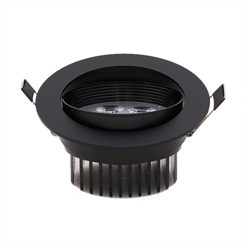 防眩黑色射灯酒店客厅背景墙走廊花灯射灯