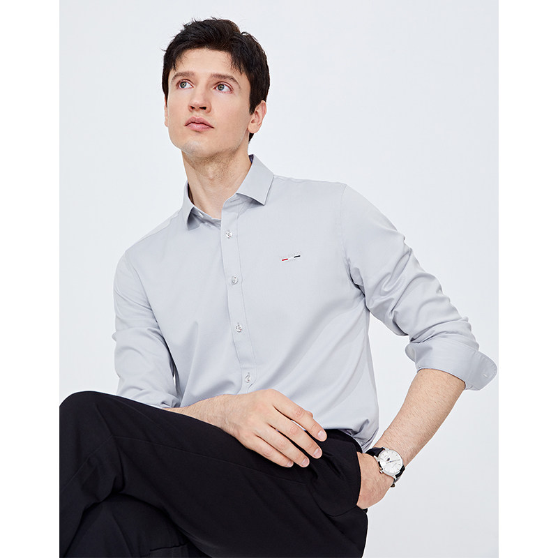 三防navigare意大利小帆船秋季高级衬衫长袖商务衬衣衬衫