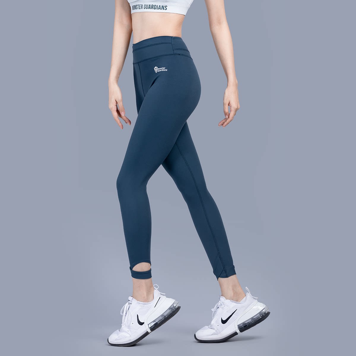 monsterguardians高腰提臀运动紧身裤女高弹速健身瑜伽运动长裤