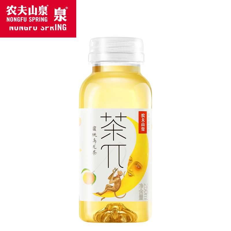 农夫山泉茶派风味饮料500ml15瓶蜜桃乌龙茶柠檬茶饮料