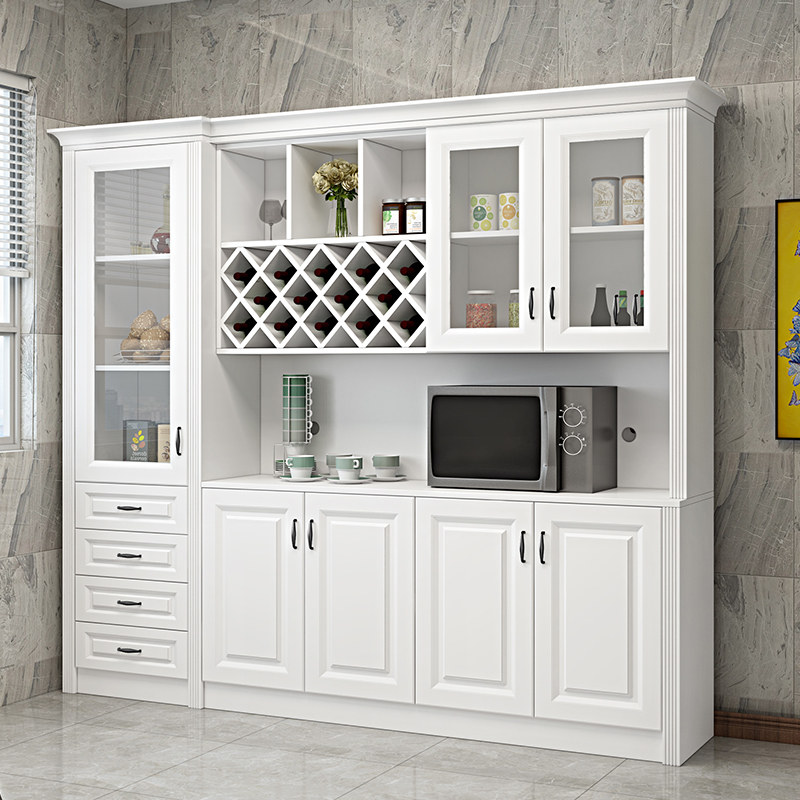 定制客厅简欧餐边柜酒柜一体靠墙餐厅柜子简约酒柜