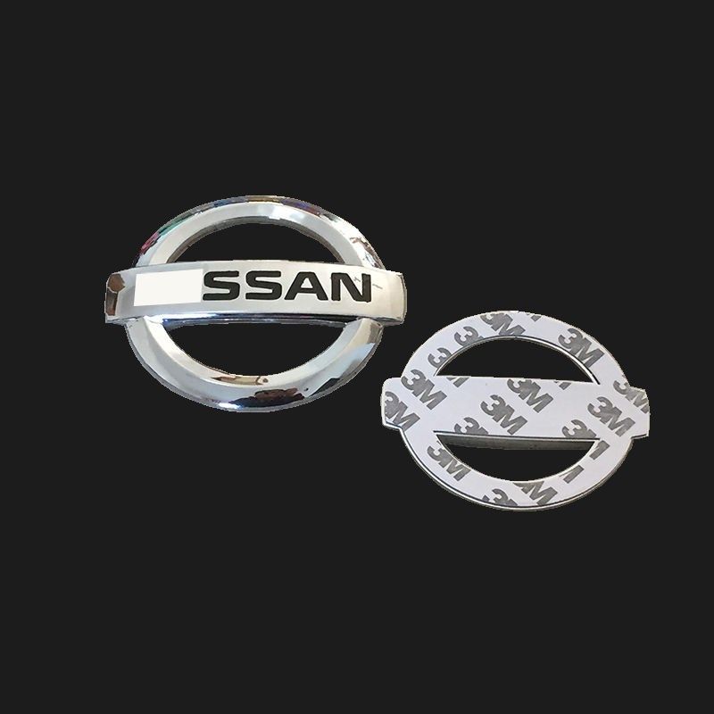 尼桑逍客中网尾箱车尾标贴qashqai英文文标字母汽车车标