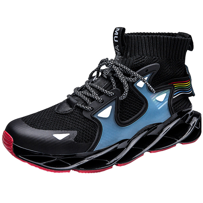 2020aj新款夏季刀锋鞋运动鞋男鞋透气高帮鞋袜子鞋鸳鸯鞋潮流秋季