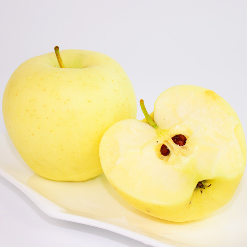 黄元帅金帅香蕉苹果5斤粉面刮泥婴儿甜粉沙当季新鲜水果整箱包邮