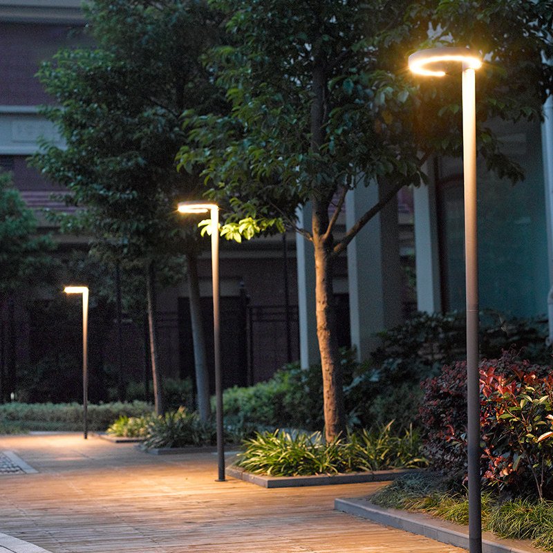 草坪灯现代简约家用户外防水led庭院灯路灯花园别墅室外景观庭院灯饰