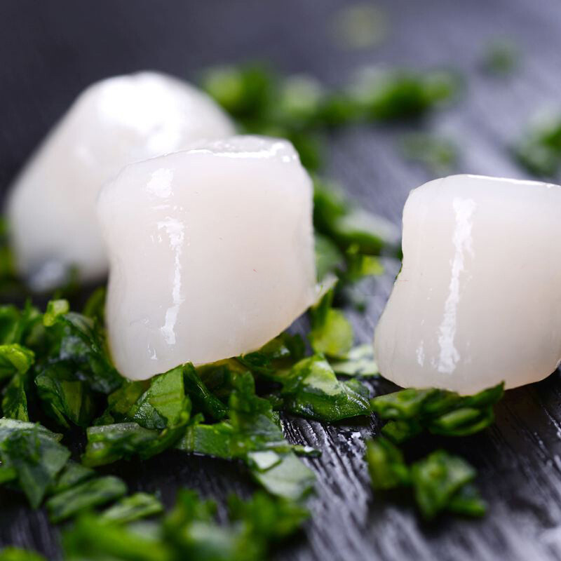 扇贝东方海洋新鲜冷冻贝丁干贝245g即食日寿司虾夷扇贝