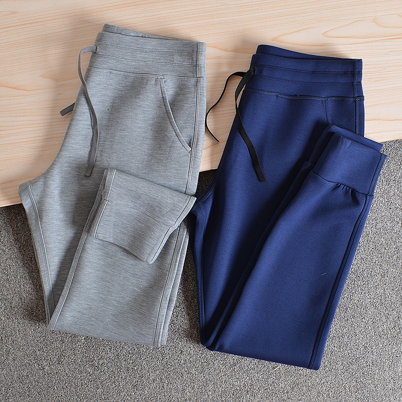 【太空棉材质！弹力抗皱】秋季新品男士运动宽松休闲束脚卫裤长裤
