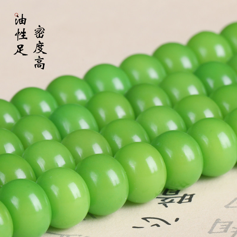 大厂直销绿菩提根手串星月菩提108颗佛珠男女士文玩手链白玉金刚