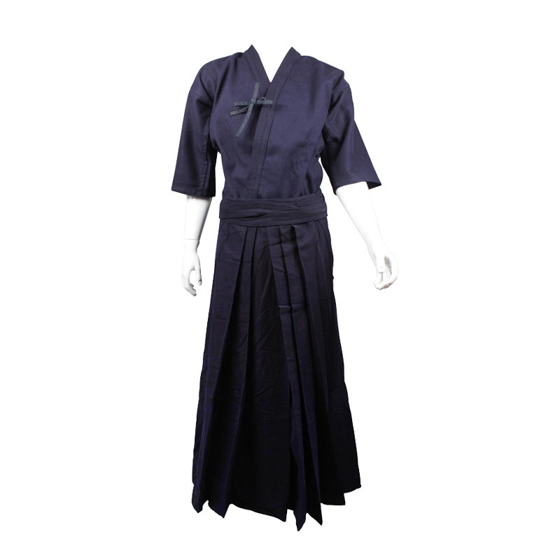 剑道男女比赛训练套装衣服cos上衣气道裤裙剑道服