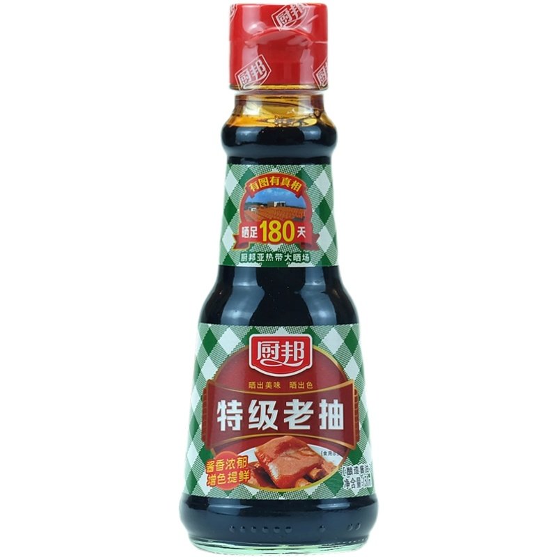 广东厨邦特级老抽150ml家用小瓶包装红烧凉拌酱油
